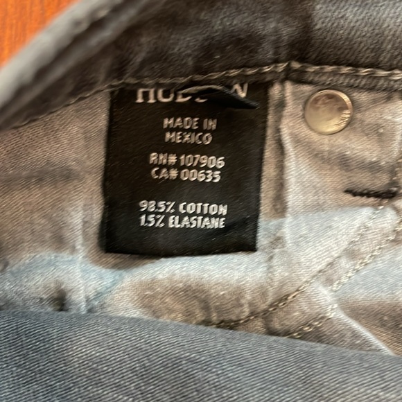 Hudson Super Skinny Gray Ankle Denim Sz27 - Picture 13 of 15